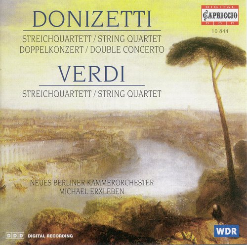 Donizetti, G.: Concerto for Violin and Cello / String Quartet No. 17 / Verdi, G.: String Quartet (Arr. for Strings)_poster_image