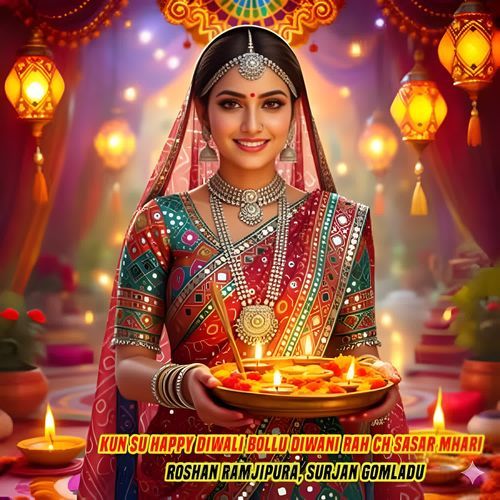 Kun Su Happy Diwali Bollu Diwani Rah Ch Sasar Mhari