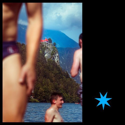 L'amour à la plage (bleu de bleu)