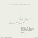 Holy People, Special People artwork