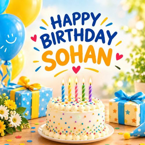 Happy Birthday Sohan