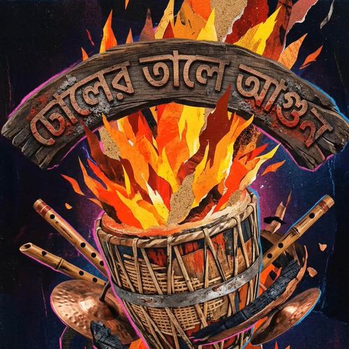 ঢোলের তালে আগুন