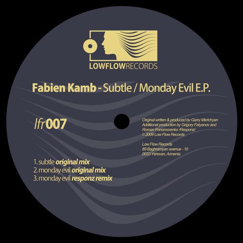 Monday Evil cover art