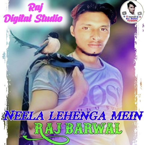Neela Lehenga Mein