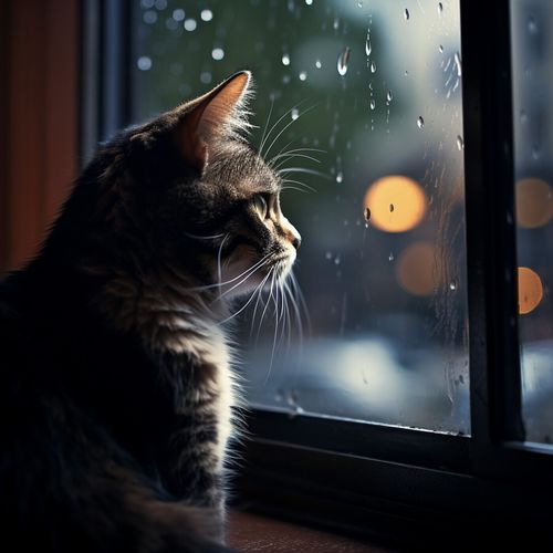 Retiro Tranquilo Para Mascotas Con Piano Lluvioso