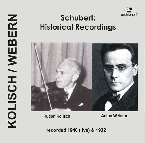 Franz Schubert: Historical Recordings (1932, 1940)_poster_image