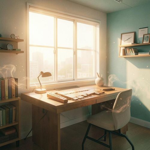 Morning Focus Seoul Study Room