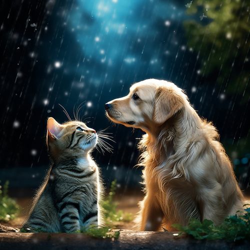 Pets in the Rain: Soothing Music_poster_image