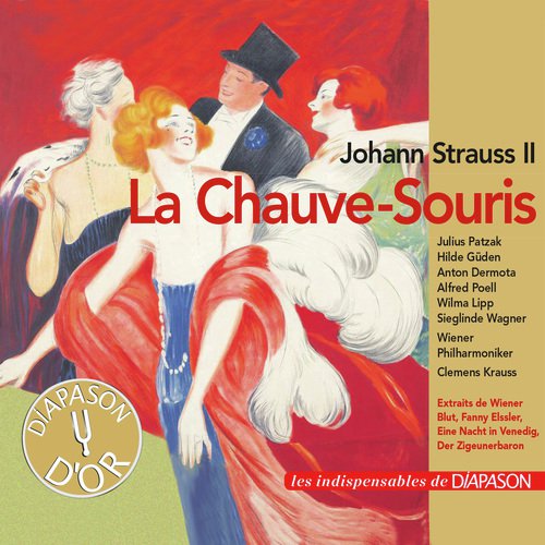 Die Fledermaus, Act 3: No. 16, Finale, "O Fledermaus, o Fledermaus" (Eisenstein, Falke, Orlofsky, Adele, Alfred, Rosalinde, Frank, Blind, Chorus) cover art