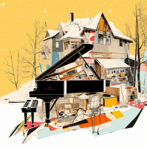 Snowfall Serenades: Jazz Piano Bliss_poster_image