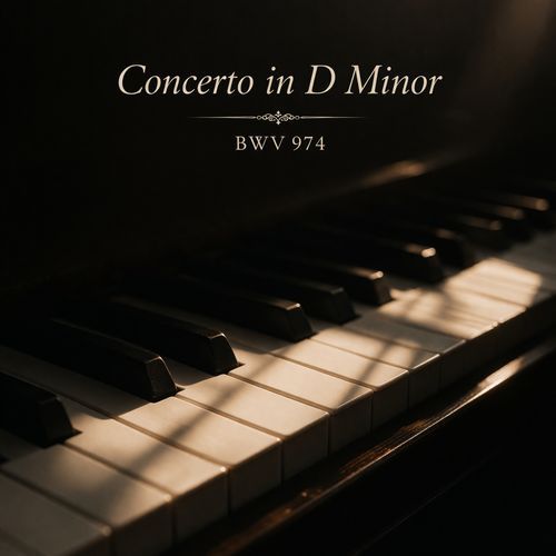 Concerto in D Minor, BWV 974 (Piano Version)