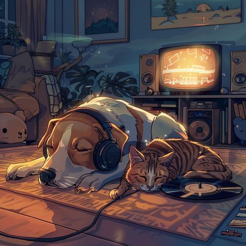 Lofi Pets Play: Joyful Beats_poster_image