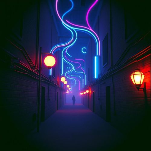 Whispers of the Neon Alley cover art