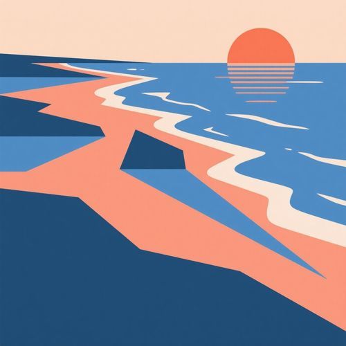 Sunset Shoreline