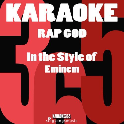 Rap God (In the Style of Eminem) [Karaoke Version] - Single