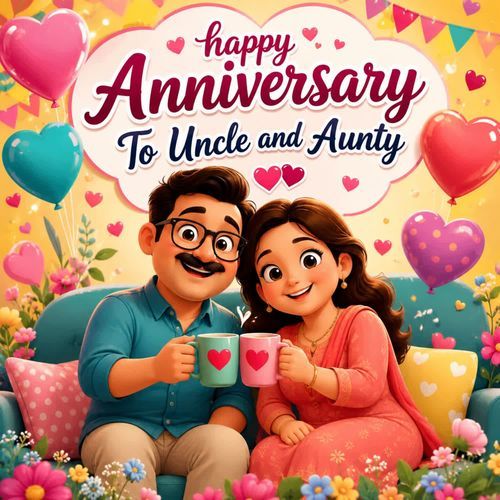 happy Anniversary To Uncle and Aunty