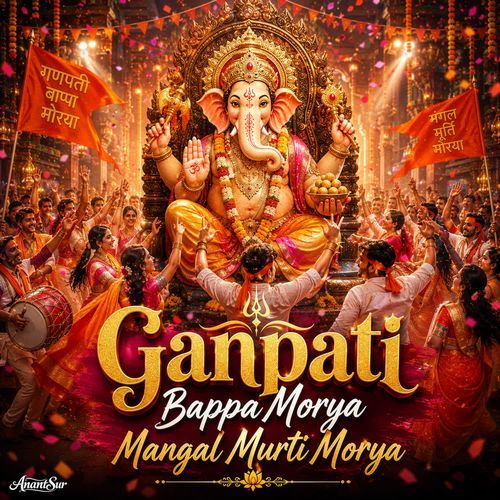Ganpati Bappa Morya Mangal Murti Morya