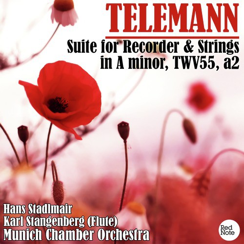 Telemann: Suite for Recorder &amp; Strings in A minor, TWV55, a2_poster_image