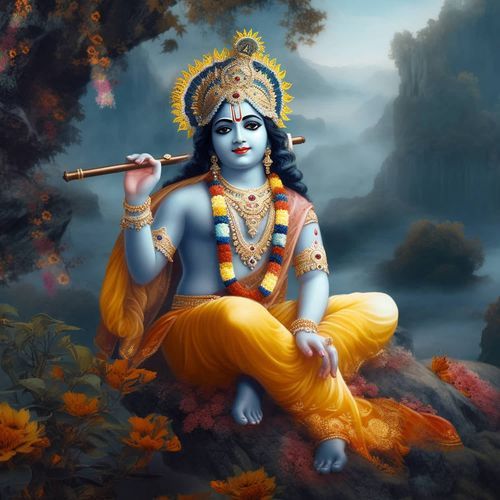 Lord Krishna Flute (yamani Raga) Music