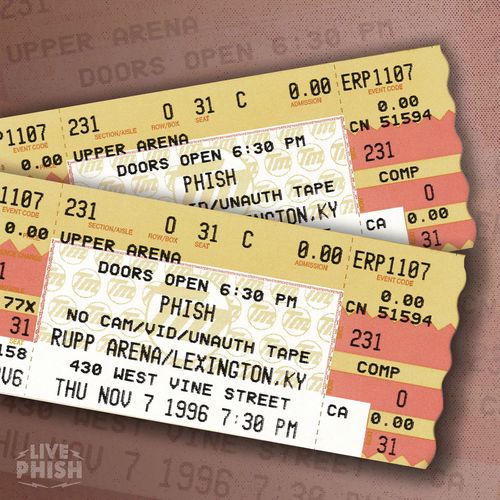 PHISH: 11/07/96 Rupp Arena, Lexington, KY (Live)