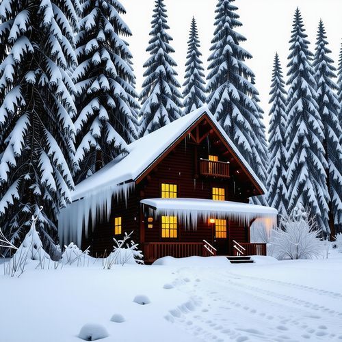 Snow Land cover art
