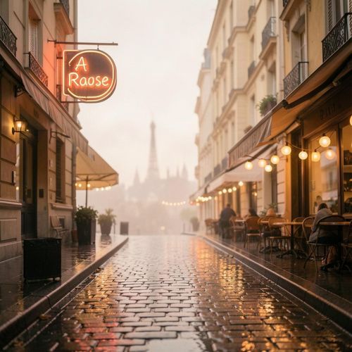 Morning Street in Paris