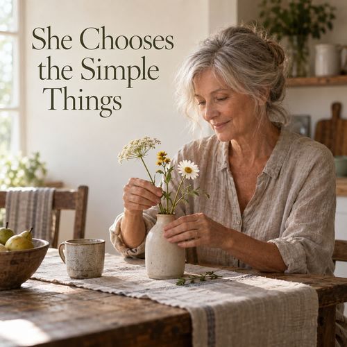 She Chooses the Simple Things
