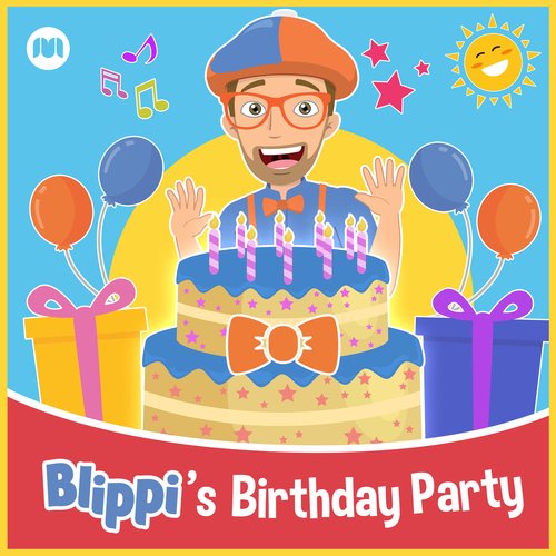 Vivicraft Happy Birthday Cake Topper for Blippi Cake Decoration, Glitter Birthday  Cake Topper for Girls Boys Blippi Theme Party, Happy Birthday Blue and  Orange Cake Topper for Kids Birthday Decor (6.7 price