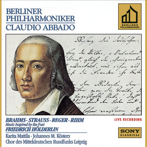 Brahms & Strauss & Reger & Rihm: Music Inspired by the Poet Friedrich Hölderlin