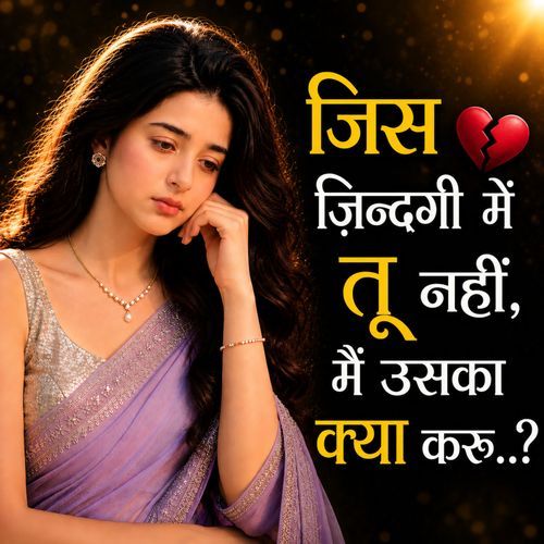 जिस ज़िन्दगी में तू नहीं, मैं उसका क्या करु..?