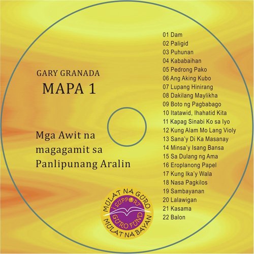 Mapa 1: Mga Awit Na Magagamit Sa Panlipunang Aralin (Vol.1)