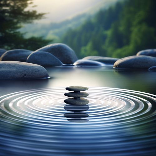 Contemplative Ripple: Water Meditation Music_poster_image