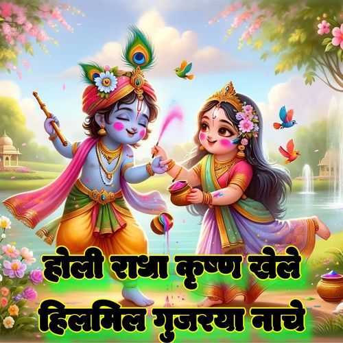 Holi Radha Krishna Khele Hilmil Gujrya Nache