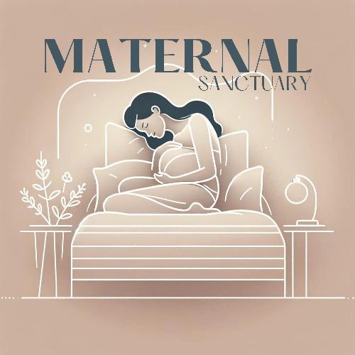 Maternal Sanctuary: Expectant Tranquility, Dreamy Slumber, Soft Comfort