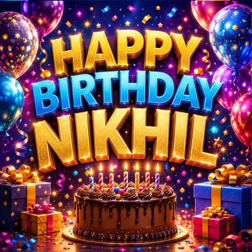 Happy Birthday Nikhil