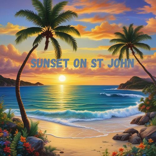 Sun Set on St John_poster_image