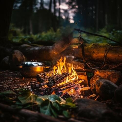 Campfire Nature Sounds - Catch and Cook_poster_image