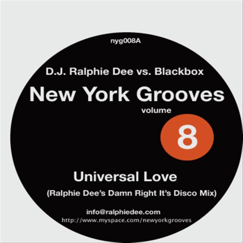 Universal Love- Ralphie Dee's Damn Right It's Disco Mix