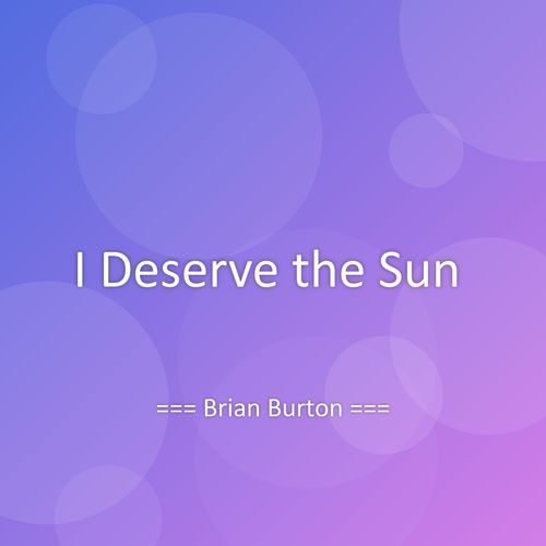 I Deserve the Sun cover art