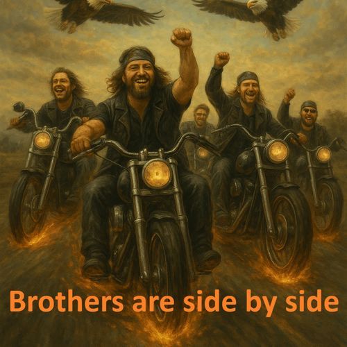 Brothers are side by side