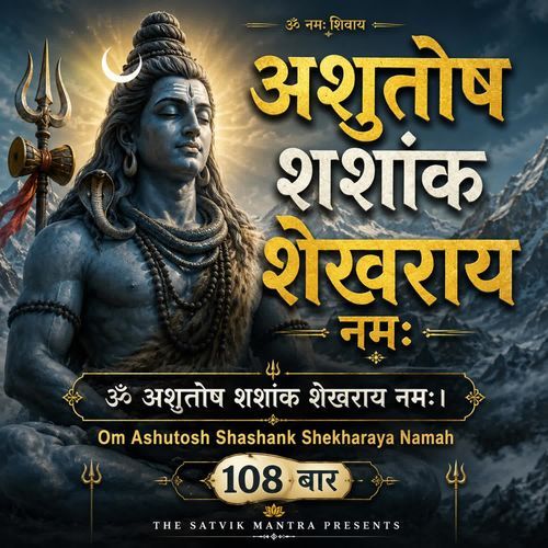 Om Ashutosh Shashank Shekharaya Namah 108 Baar