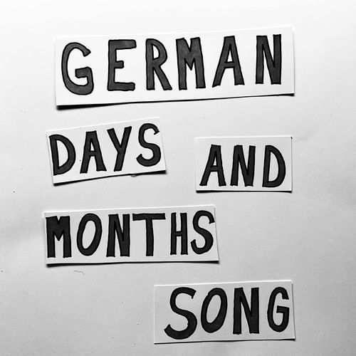 German days and months song cover art