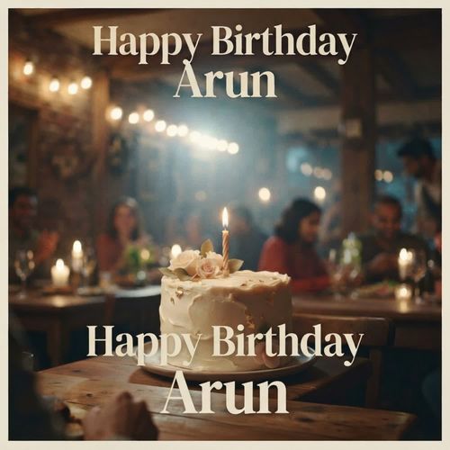 Happy Birthday Arun