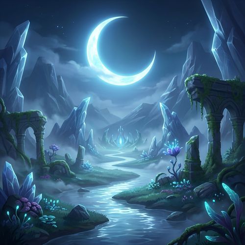 Moonlit Valley cover art