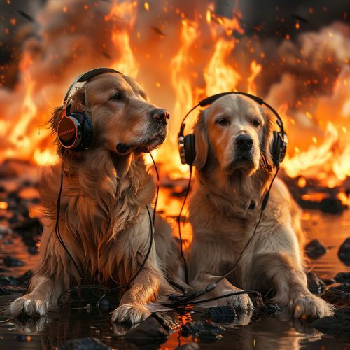 Canine by the Fire: Soothing Melodies for Dogs_poster_image