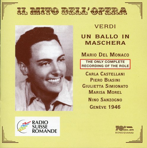 Il mito dell'opera: Un ballo in Maschera (Live Recordings 1946)