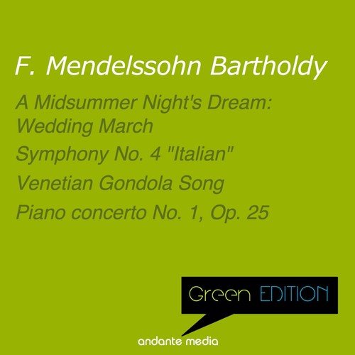 Songs Without Words, Book 5, Op. 62: No. 5 in A Minor, MWV U151, Venetianisches Gondellied. Andante con moto "Venetian Gondola Song"