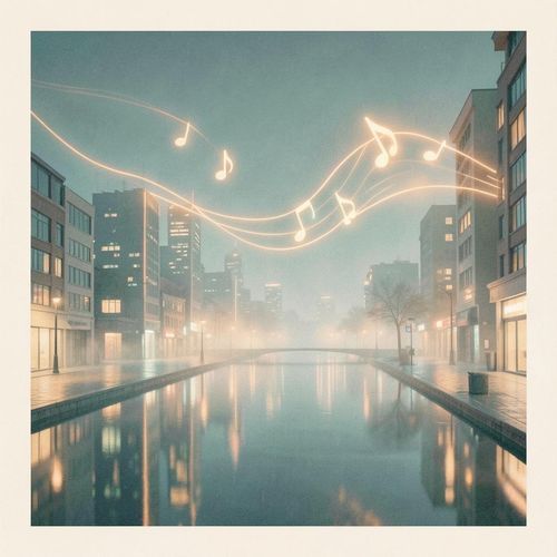 Late Night City Reflection