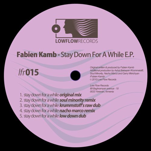 Stay Down For A While (Krummstoff's Raw Dub Mix) cover art