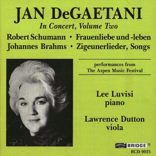 Zigeunerlieder, Op. 103 (Excerpts) [Version for Solo Voice & Piano]: No. 6, Röslein dreie in der Reihe blühn so rot [Live] cover art
